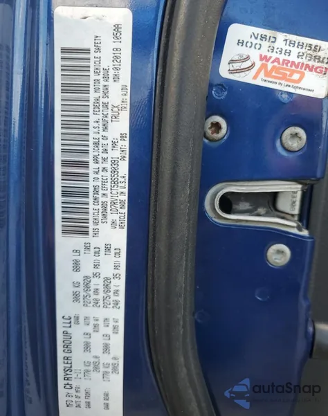 2011 Dodge Ram 1500 from USA, damaged, VIN 1D7RV1CT5BS590391